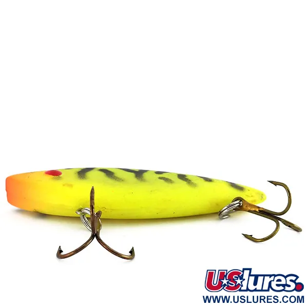 Vintage Norman N-Ticer UV, 1/2oz Fire Tiger fishing lure #9718