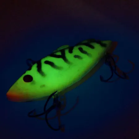 Vintage Norman N-Ticer UV, 1/2oz Fire Tiger fishing lure #9718