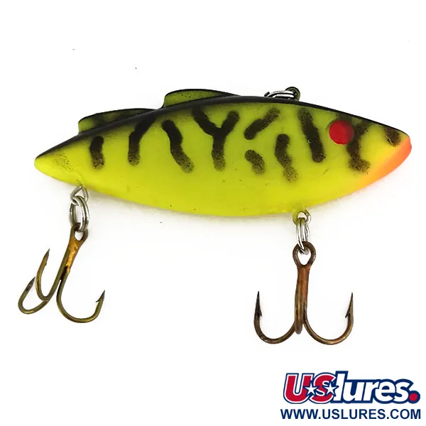 Vintage Norman N-Ticer UV, 1/2oz Fire Tiger fishing lure #9718