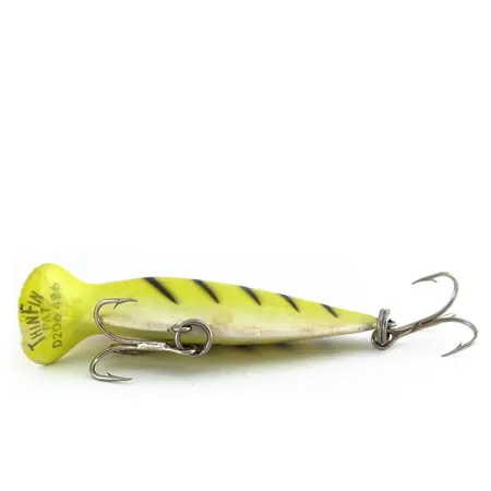 Vintage Storm Original Thin Fin UV, 3/16oz Chartreuse fishing lure #9719
