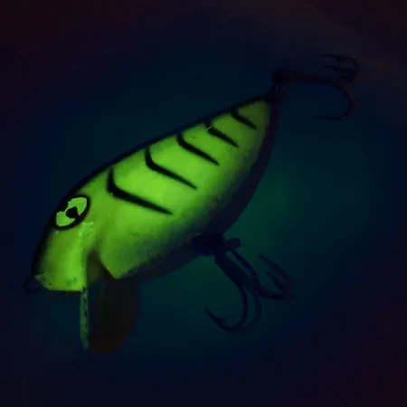 Vintage Storm Original Thin Fin UV, 3/16oz Chartreuse fishing lure #9719