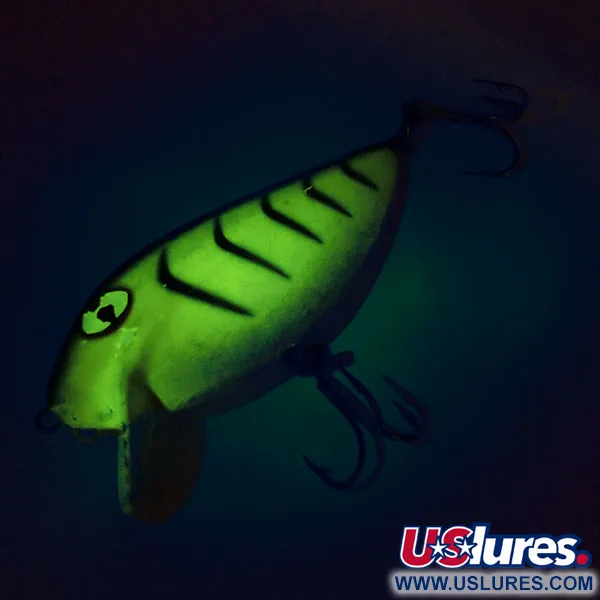 Vintage Storm Original Thin Fin UV, 3/16oz Chartreuse fishing lure #9719