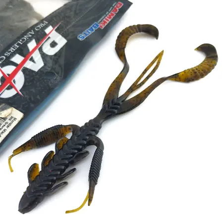 Damiki Monster Miki soft bait 6pcs, Green Pumpkinseed fishing #9738