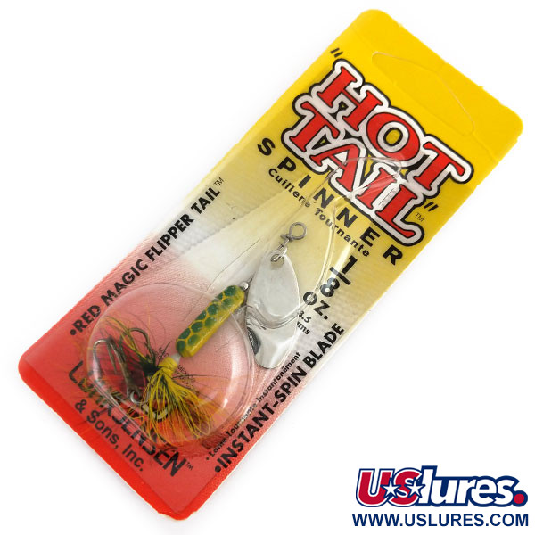   Luhr Jensen Hot Tail, 1/8oz Frog spinning lure #17299
