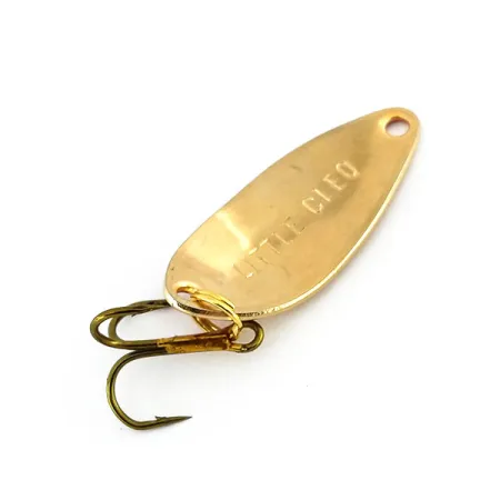 Vintage Little Cleo Seneca , 1/8oz Copper / Red fishing spoon #9762