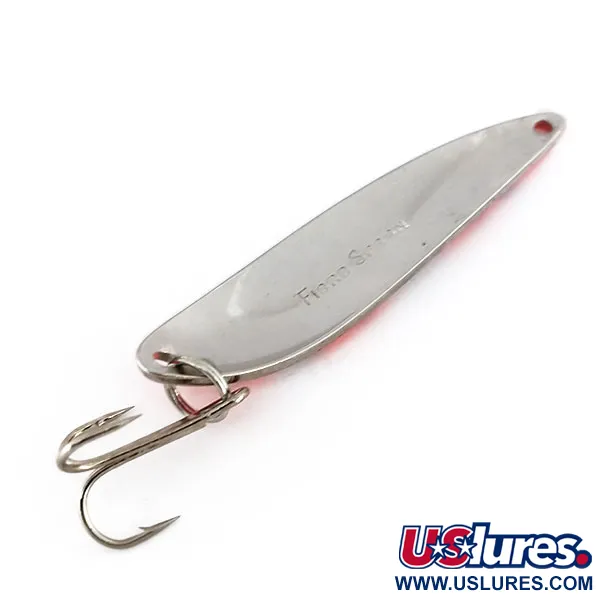 Vintage Acme Fiord Spoon, 2/5oz Nickel / Orange / Black fishing spoon #9798