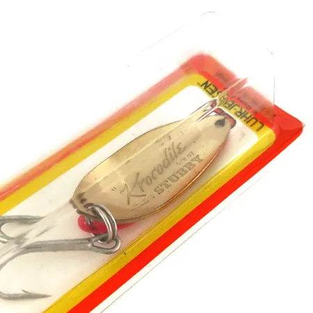 Luhr Jensen Lil' Kroc (Krocodile Stubby, 1/2oz Hammered Nickel fishing spoon #9806