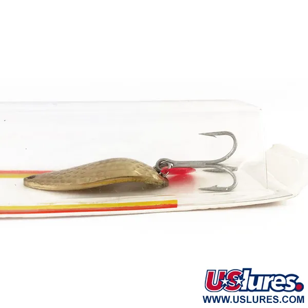 Luhr Jensen Lil' Kroc (Krocodile Stubby, 1/2oz Hammered Nickel fishing spoon #9806