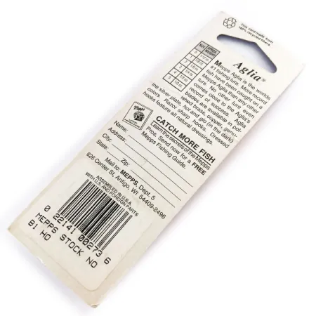 Mepps Aglia 1 Fluo UV, 1/8oz Fluo spinning lure #9817