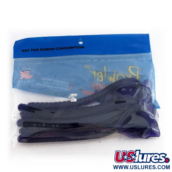 Other Prowler Magnum Worm 7pcs soft bait, Purple fishing #9824