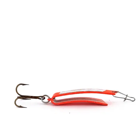 Vintage South Bend Super-Duper 506 UV, 1/4oz Fluorescent Orange fishing spoon #9851