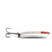 Vintage  Luhr Jensen Super-Duper 509, 2/5oz Nickel / Red fishing spoon #9852