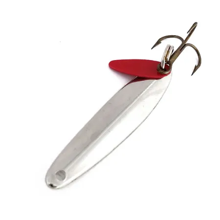 Vintage Bay de Noc Swedish pimple, 3/16oz Nickel / Golden fishing spoon #9861