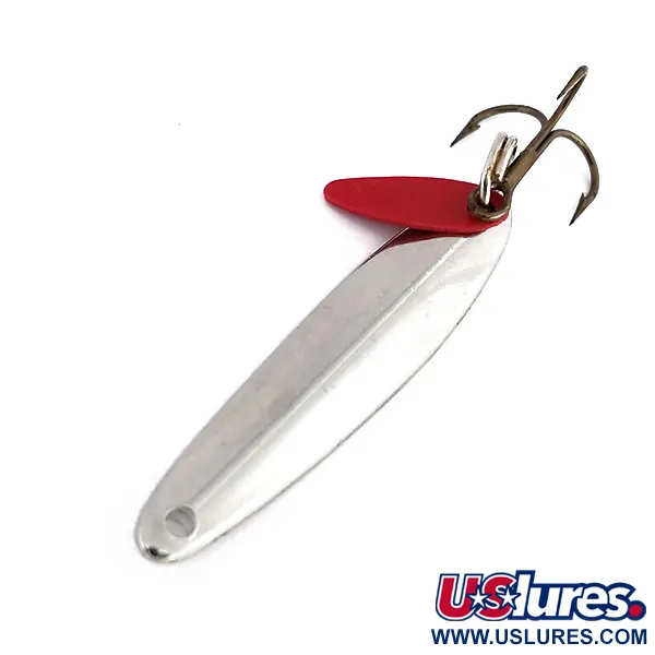 Vintage Bay de Noc Swedish pimple, 3/16oz Nickel / Golden fishing spoon #9861