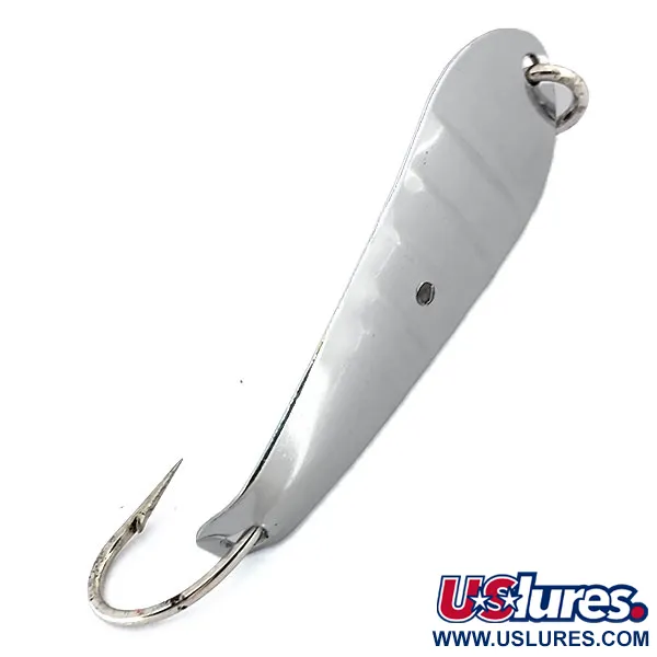 Vintage Luhr Jensen Reflecto #2, 1/4oz Nickel fishing spoon #9865