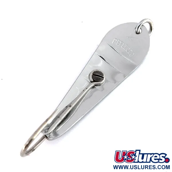 Vintage Luhr Jensen Reflecto #2, 1/4oz Nickel fishing spoon #9865