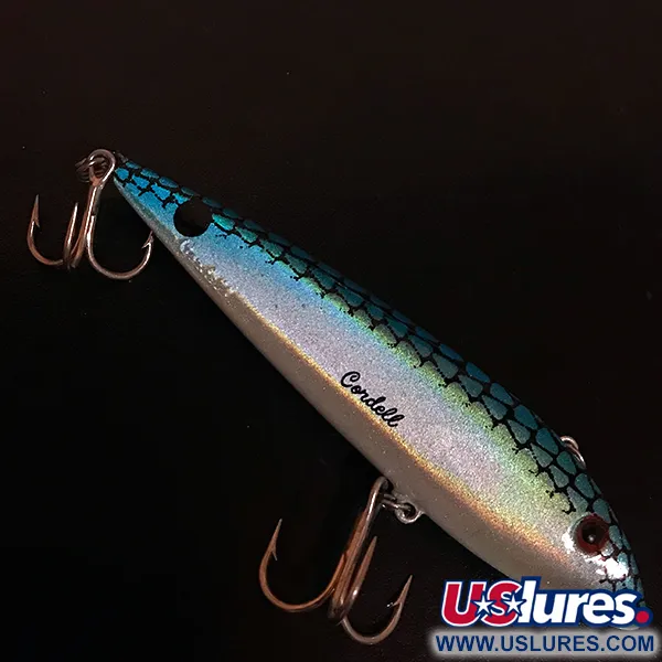 Vintage   Cotton Cordell Ratt'l Spot G-finish, 3/4oz  fishing lure #9867