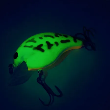 Vintage Bandit Rackit Squarebill UV, 1/4oz Fire Tiger fishing lure #9869