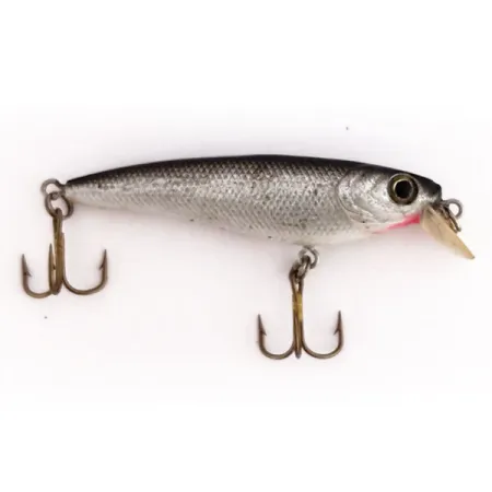 Vintage Berkley Frenzy Firestick Minnow Shallow FS6-S, 1/8oz Silver fishing lure #9873