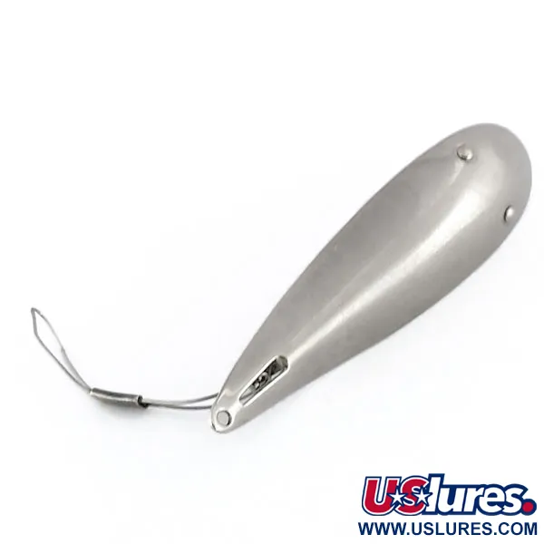 Vintage  Weedless Bait  Weedless Larson Bait Fishtrap , 1/3oz Nickel fishing spoon #9878