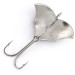 Vintage  Prescott Spinner Baby Bat, 1/2oz Nickel fishing spoon #9883
