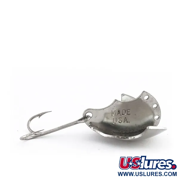 Vintage Prescott Spinner Baby Bat, 1/2oz Nickel fishing spoon #9883