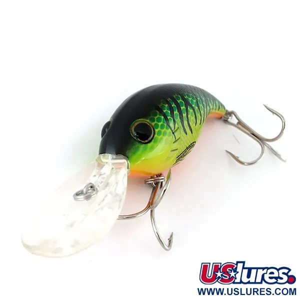   Bass Pro Shops XPS Lazer Eye Deep Diver, 2/5oz Fire Tiger fishing lure #9885
