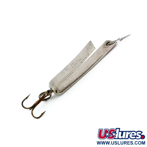 Vintage  South Bend Super-Duper 503, 1/8oz Nickel / Red fishing spoon #9895