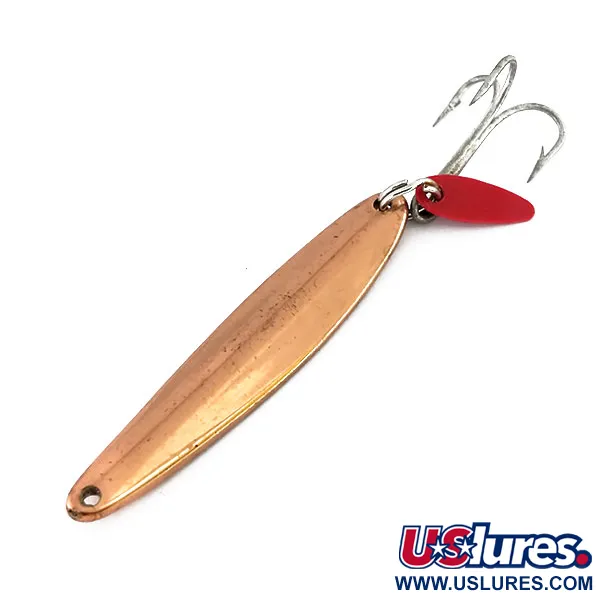 Vintage Bay de Noc Swedish pimple, 1/4oz Copper fishing spoon #9903