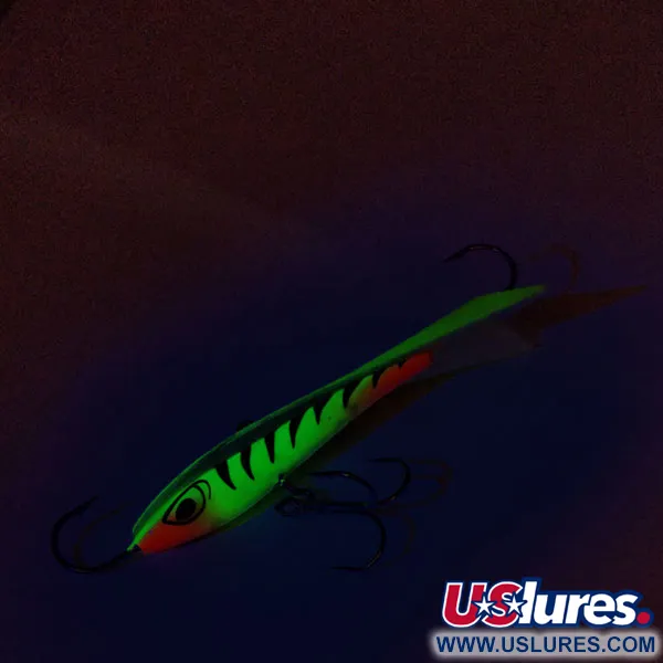 Vintage Rapala Snap Rap 8 , 3/4oz Yellow / Black / Red fishing spoon #9905