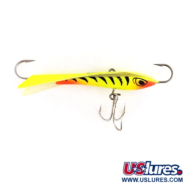 Vintage Rapala Snap Rap 8 , 3/4oz Yellow / Black / Red fishing spoon #9905