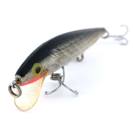 Vintage Rebel Floating Minnow F14, 1/2oz Silver fishing lure #9908