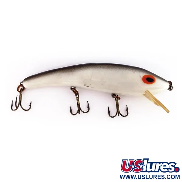 Vintage   Cotton Cordell ripplin red fin, 3/8oz Silver fishing lure #9909