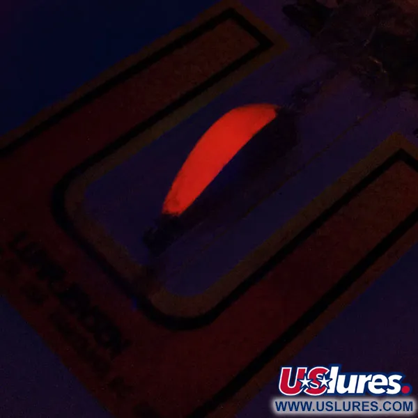 Luhr Jensen Lil' Kroc (Krocodile Stubby), 3/16oz Nickel / Red fishing spoon #9914