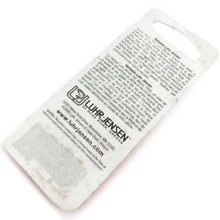 Luhr Jensen Krocodile, 1/4oz Nickel / Red fishing spoon #9920