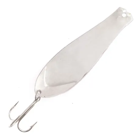 Vintage Prescott Spinner Little Doctor troll, 3/5oz Red / White / Nickel fishing spoon #9926