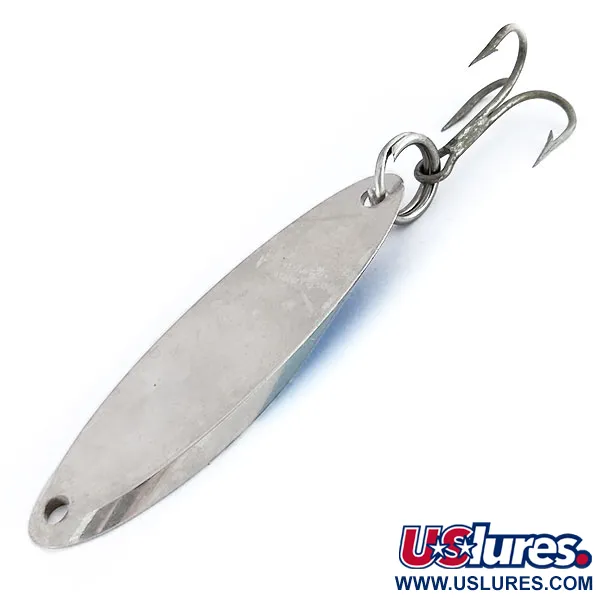 Vintage Acme Kastmaster , 2 3/4oz Nickel / Blue fishing spoon #9930