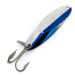 Vintage  Acme Kastmaster , 2 3/4oz Nickel / Blue fishing spoon #9930