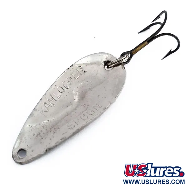Vintage  Acme Kamlooper, 2/5oz Nickel fishing spoon #9943