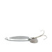 Vintage   Bomber Slab Spoon, 1oz White fishing spoon #9944