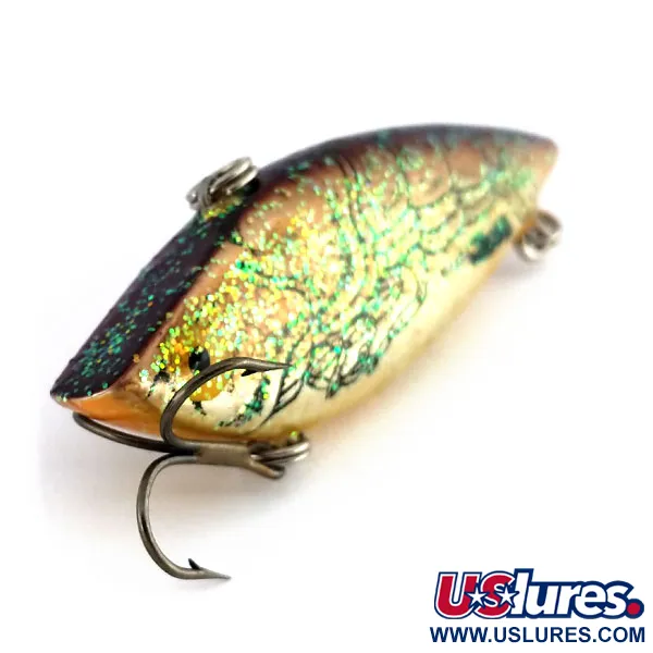 Vintage   Cotton Cordell TH Spot, 1/2oz Gold Glitter fishing lure #9953