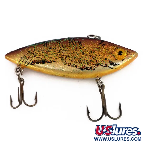 Vintage   Cotton Cordell TH Spot, 1/2oz Gold Glitter fishing lure #9953