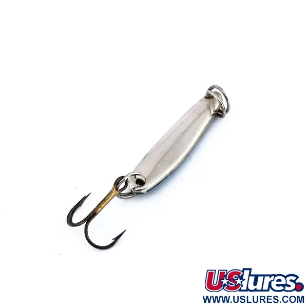 Vintage Bay de Noc Swedish pimple, 1/16oz Blue fishing spoon #9956