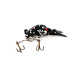 Vintage  Luhr Jensen Luhr jensen Hot Shot 70, 1/16oz Black / Glitter Silver fishing lure #9964