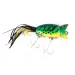 Vintage  Fred Arbogast Hula Popper, 1/3oz Fire Tiger fishing lure #9968