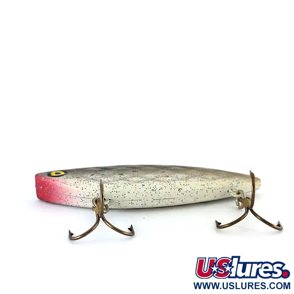 Vintage   Strike King Diamond Shad , 1/2oz White / Gray fishing lure #9970