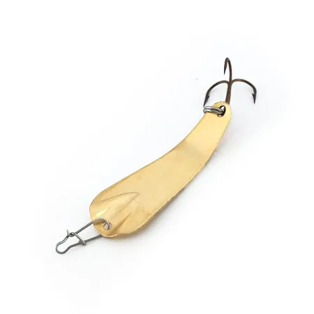 Vintage Reef Runner  Slender Spoon Custom Jigs, 3/32oz Gold fishing spoon #9982