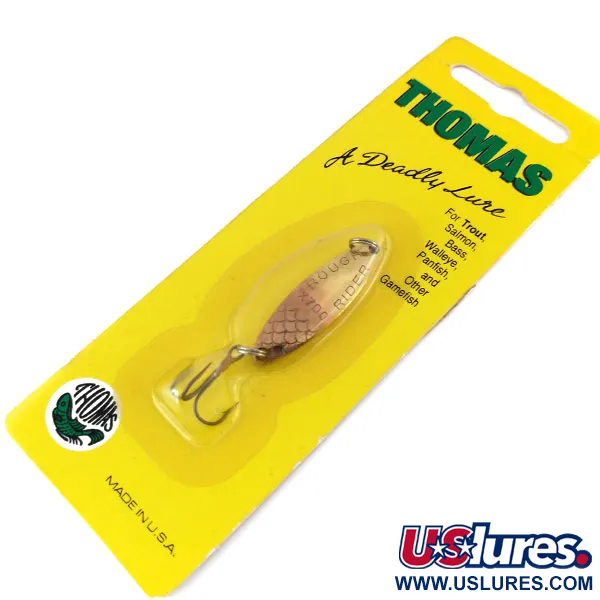   Thomas Rough Rider, 1/4oz Copper fishing spoon #9997