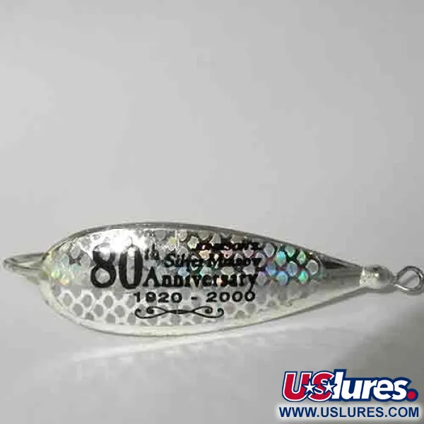 Vintage   Johnson Silver Minnow, 1/3oz Silver fishing spoon #0007